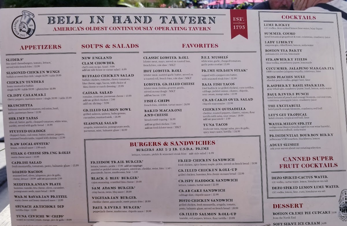 Bell in Hand Menu - Image 5